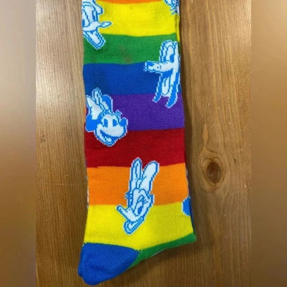 COPY - Disney Pride Collection - 1 Pair of  Knee High Socks - Size 4-10 - BNWT - Picture 2 of 6